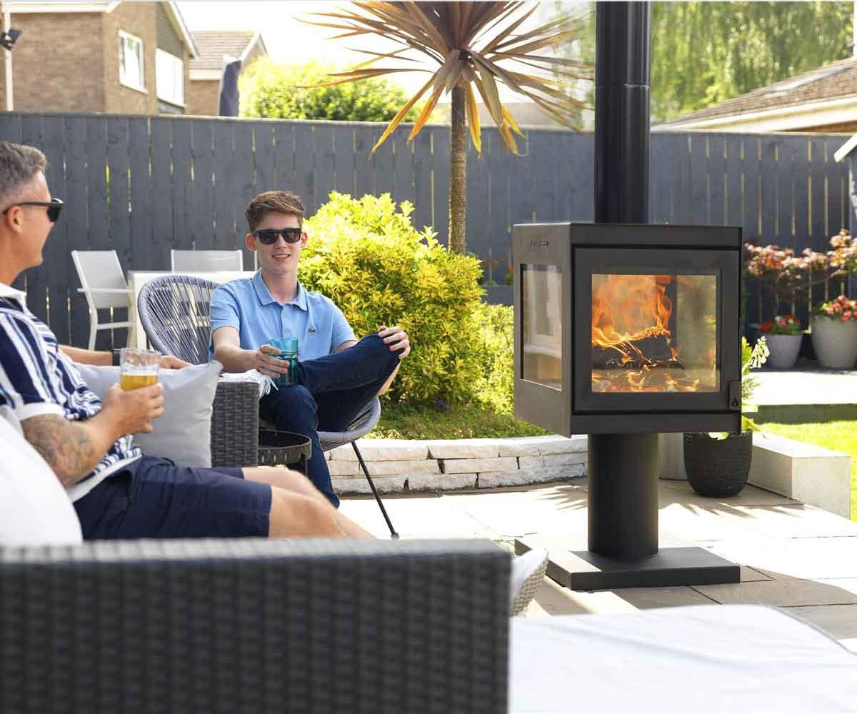 Trimline Fires Patio Fireplace Firebloom Fresco